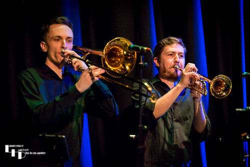 David Maddison on trumpet & Alex Maddison on trombone