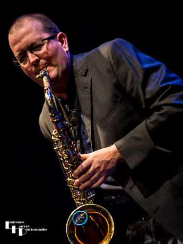 Phil Marshall on saxophone