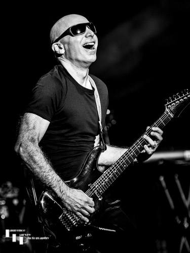 Joe Satriani on guitar