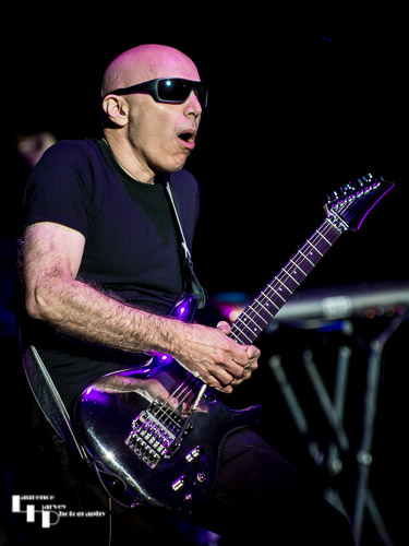 Joe Satriani on guitar
