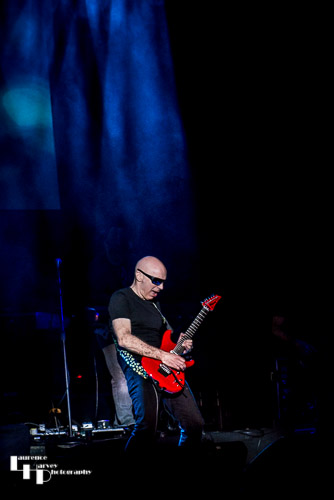 Joe Satriani on guitar