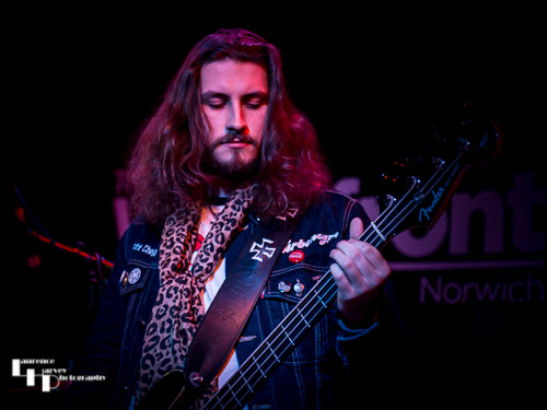 James Degnen on bass