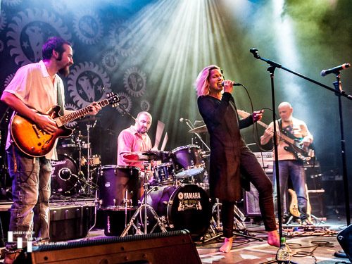 Northsyde on stage at The Harlington