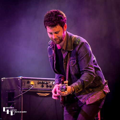 Ben Edwards on vocals and rhythm guitar