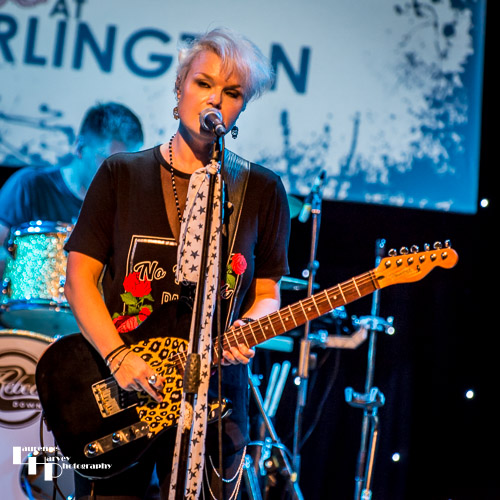 Rebecca Downes on vocals & guitar