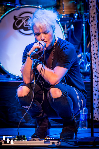 Rebecca Downes on vocals