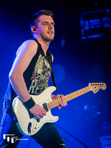 Chris Davis on guitar