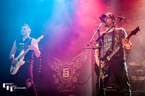 Rich Moss on vocals & backing guitar, Chris Davis on lead guitar