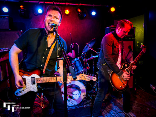 John Drake on lead vocals & guitar, Adam Mackie on lead guitar