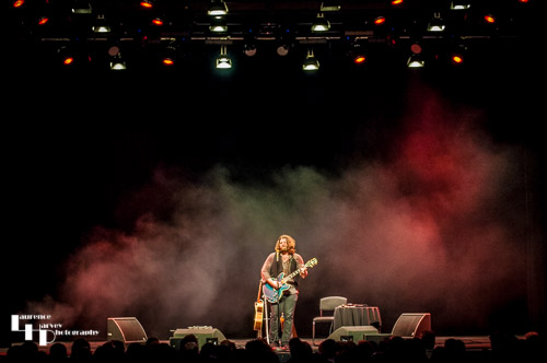 JD Simo on stage at the Cambridge Corn Exchange
