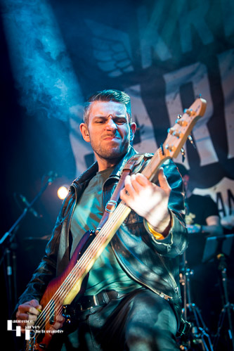 Elliott Blackler on bass