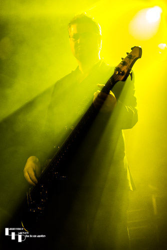 Lindsay Coulson on bass