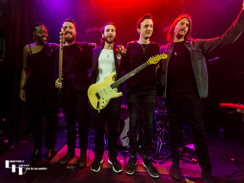 Laurence Jones & his band take their final bows at The Waterfront