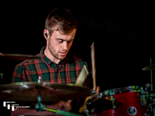 Nick Colman on drums