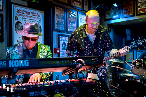 Carl Van Selman on keys & Trev Turley on bass