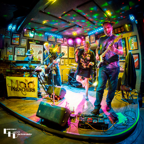 Mojo Preachers on stage at The Murderers