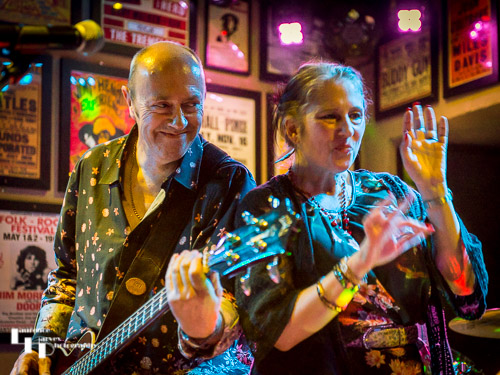 Sophie Hammerton on vocals & Trev Turley on bass