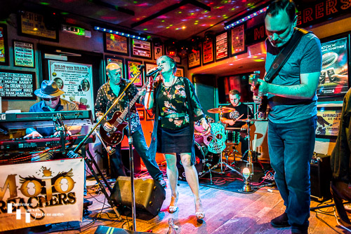 Mojo Preachers on stage at The Murderers