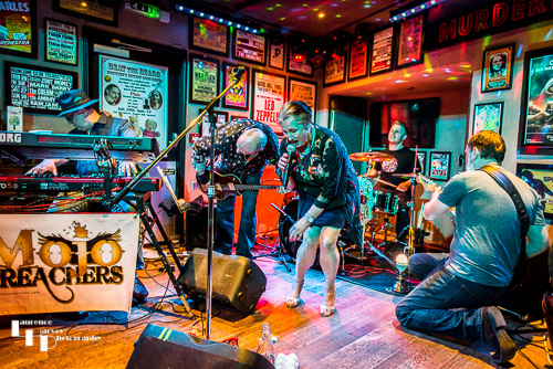 Mojo Preachers on stage at The Murderers