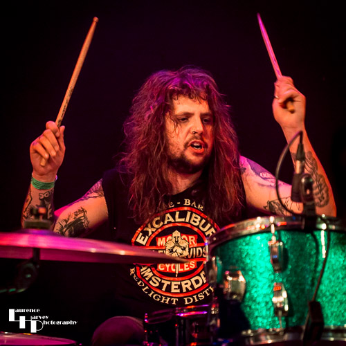 Brad Newlands on drums