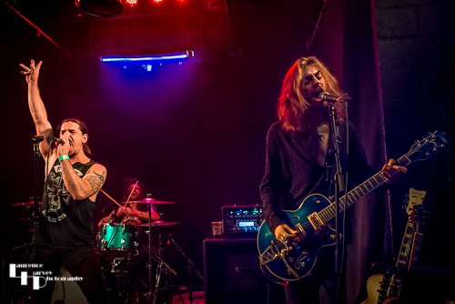 Piston on stage at The Waterfront Studio