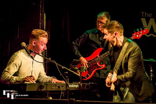 Ron Sayer on guitar, Ben Weston on keys & Malcolm Jackson on bass