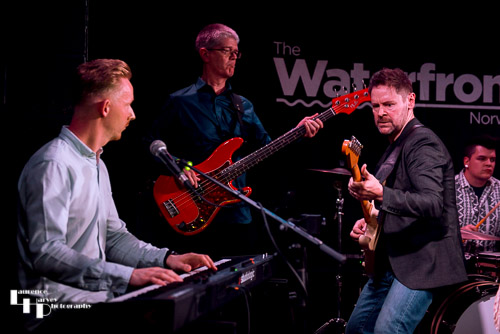 Ron Sayer on guitar, Ben Weston on keys & Malcolm Jackson on bass