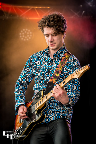 Square Wild: Jack Vallance on lead guitar