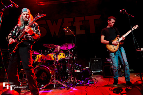 Trespass on stage at The Apex