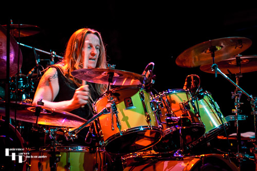 Jason Roberts on drums