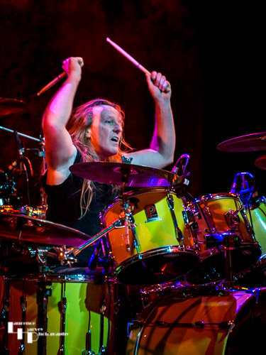 Jason Roberts on drums