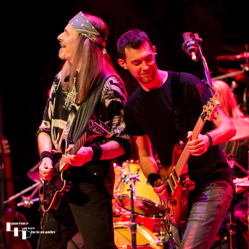 Mark Sutcliffe & Joe Fawcett on guitar