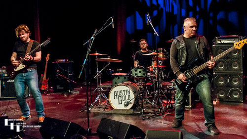 Austin Gold on stage at Arlington Arts Centre