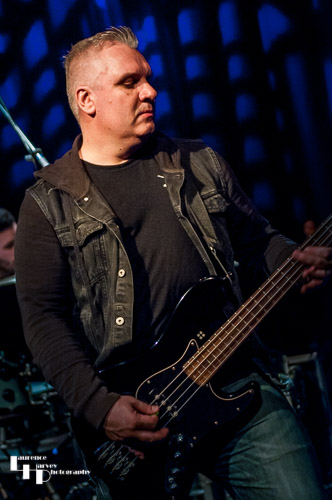 Lee Churchill on bass