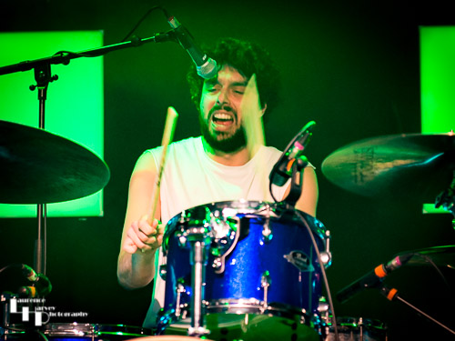 Niccolò Rebecchi on drums