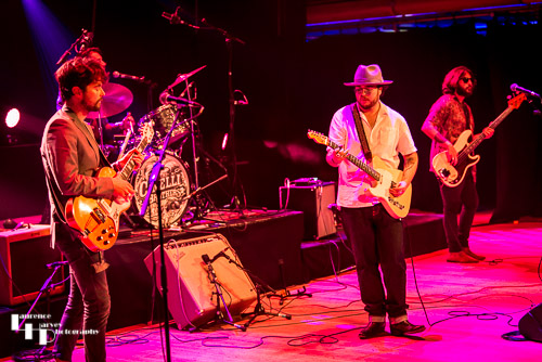 The Cinelli Brothers on stage at The Apex