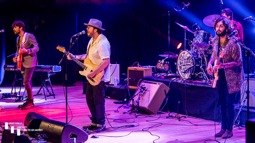 The Cinelli Brothers on stage at The Apex