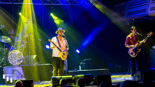 The Cinelli Brothers on stage at The Apex