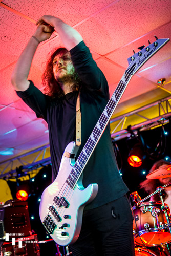 Jamie Hayward on bass