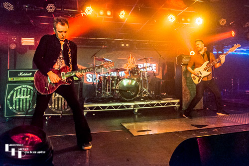 Simon McBride & his band on stage at HRH A.B.C.