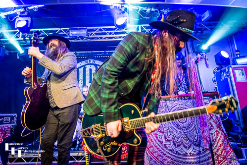 John Hartwell on vocals & rhythm guitar, Arran Day on lead guitar