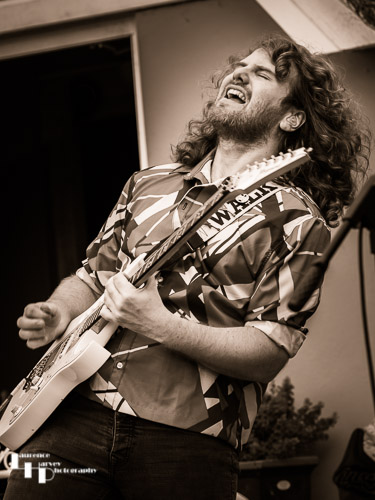 James Ready on lead guitar