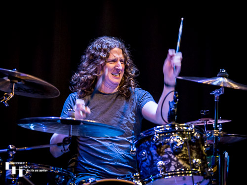 Kev Hickman on drums