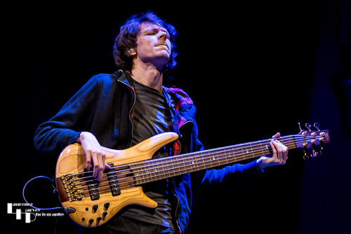 Adam Pyke on bass