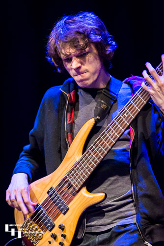 Adam Pyke on bass