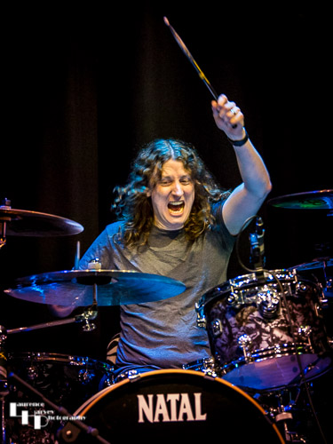 Kev Hickman on drums