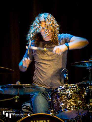 Kev Hickman on drums