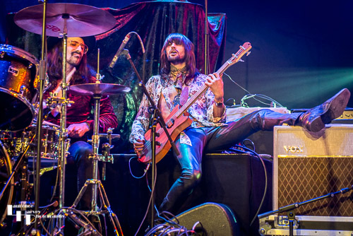 PY Letellier on bass, Dave Traina on drums