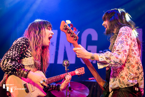 Lee-la Baum on vocals & guitar, PY Letellier on bass