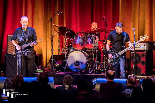 Hugh Cornwell & his band on stage at The Apex